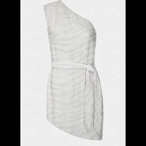 Retrofete Ella Dress White Medium - NEW NEVER WORN